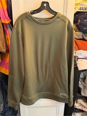 NOBULL Men's Classic Green Crewneck Sweatshirt Size Large